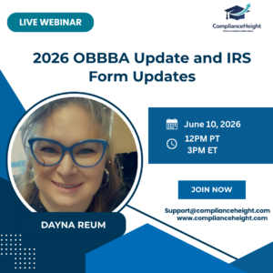 2026 OBBBA Update and IRS Form Updates